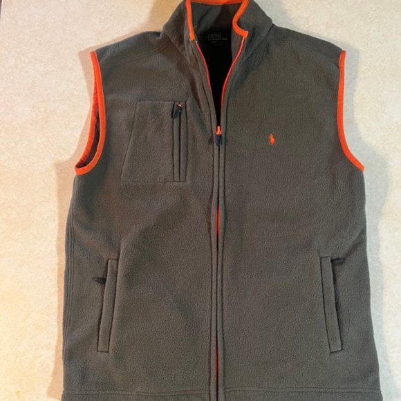 Polo Ralph Lauren Fleece Vest Boys Large 14 16 - Picture 1 of 10
